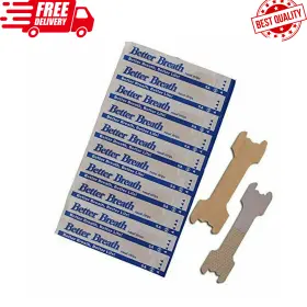 Breath Better 739189842544 300 Pcs Breathe And Reduce Snoring Non-woven Large / Tan Nasal Strips