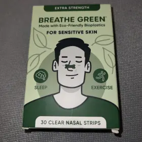 Breath Green 860011550112 Breathe Clear Nasal Strips Extra Strength 30 Counts