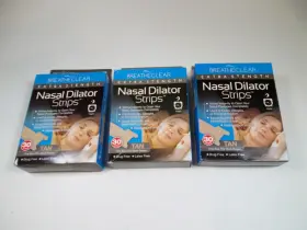 Breathe Clear 851862002172 Ultra Performance Nasal Dilator Strips Tan 90 Count - Nose