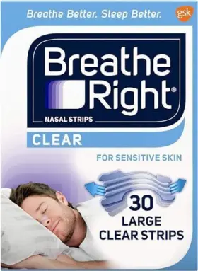 101591 Breathe Right Nasal Strips Clear Large - 30