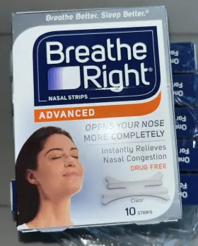 24700 Breathe Right Advanced Nasal Strip Pack - 10
