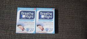 Breathe Right 57145002467 Nasal Strips - Clear For Sensitive Skin New Lot Of 2