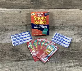 Breathe Right 757145004331 Snore Relief Throat Strips 6 Sealed Rare And Discontinued