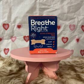 Breathe Right 757145404094 Extra Strength Tan Nasal Strips Congestion Relief 44pk 2028