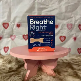 2028 Breathe Right 757145404094 Extra Strength Tan Nasal Strips Congestion Relief 44pk