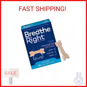 Breathe Right 767674430167 Original Nose Strips To Reduce Snoring And Relieve Congestion