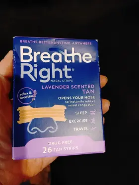 Breathe Right 810071800030 Nasal Strips Lavender Ext Str For Snoring Sealed Box 26 Exp 02/26