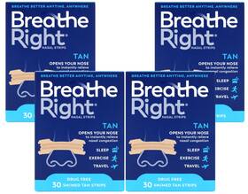 Breathe Right B002lmg342 Nasal Strips Original Tan Small/medium 4x 30ct 120