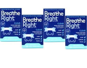 Bre5087 Breathe Right 120 Strips Nasal Clear Large For Sensitive Skin