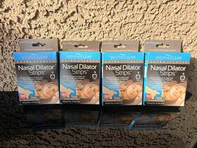 Breatheclear 851862002165 Nasal Dilator Strips Lot Of 4 Tan One Size Fits Most New