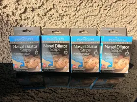 Breatheclear 851862002165 Nasal Dilator Strips Lot Of 4 Tan One Size Fits Most New