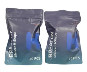 Breathy 262446821632 Silencer H Shape Sleep Strips - Better 2 Pack 30 Pcs In Each