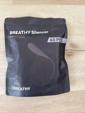 Breathy 262446821717 Silencer Mouth Tape To Reduce Snoring 60 Pieces