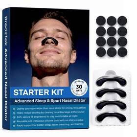 Breaztek 800313920369 Nasal Strips For Snoring Relief Extra Strength Dilator To Improve Brea