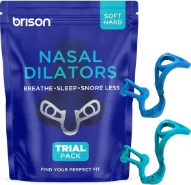 Brison 445005957905 Nasal Dilators For Breathing And Sleeping - 2 Pack Anti Snoring Nose Vent