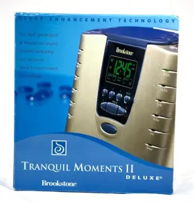 Brookstone 400002224068 Tranquil Moments Ii 2 Deluxe Sleep Enhancement Sound Therapy Tested