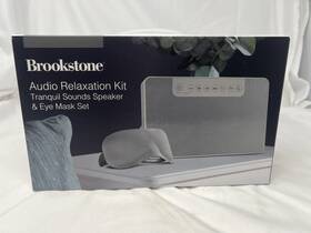Brookstone 680079013738 Audio Relaxation Kit Tranquil Sounds Speaker And Eye Mask With Usb Timer