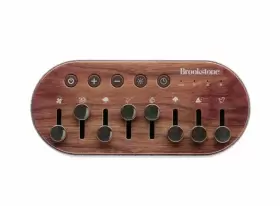 B-s-mx800 Brookstone Deep Sleep Sound Mixer Wood Grain White Noise With Ambient Light Rare
