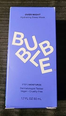 Bubble 850020056514 Over Night Hydrating Sleep Mask 1.7oz