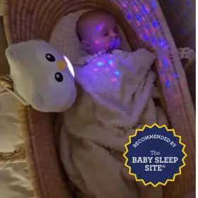 Bubzi 313031160187 Baby Soother Cry Activated Sensor Toys Owl White Noise Sound Machine Toddler