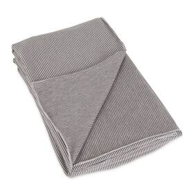 Bucky 5814 Jersey Stripe Comfort Travel Accessories Blanket Scarf Taupe One Size