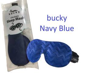 Bucky 765155510759 Navy Blue 40 Blinks Chevron Sleep Eye Mask Sleeping Ultralight Blindfold