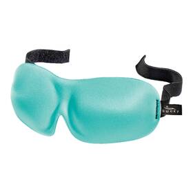 Bucky Bamz-551221 Uniquely Designed 40 Blinks Sleep Eye Mask Polyester Adjustable Straps - Aqua