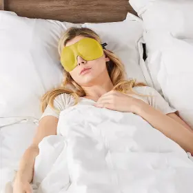 S890mgo Bucky Uniquely Designed 40 Blinks Sleep Eye Masks - Gold