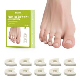 Bukihome U1-u189 50 Pack Foam Toe Separators - Correct Overlapping Toes And Pcs