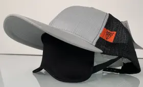 Bullbird 850014872007 Travel Hat Cap With Integrated Sleep Mask Snapback Trucker Gray