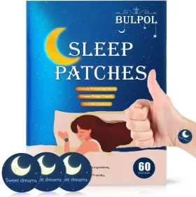 Bulpol 704505458860 Sleep Patches For Adults 60 Pack Upgraded Deep Formulated With A