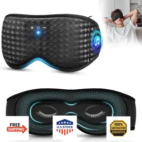 B0dslcz87r Bulypazy Bluetooth 5.4 Sleep Eye Mask With Headphones For Men Women - Wireless And Comforta