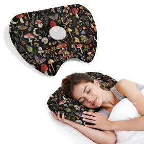 Be-39 Bvokquc Ear Piercing Pillow For Side Sleepers With Washable Cover Pillows Holes