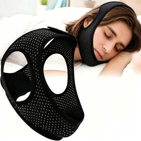 Caikieme 641967127890 Anti Snore Chin Strap For Sleeping - Airflow Jaw Adjustable And Comfortab