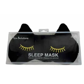 69281 Cala Black Cat Spa Solutions Sleep Mask Eyelashes Soft Lightweight New