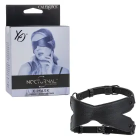 Calexotics 716770114150 Nocturnal Collection X-mask - X-design Fully Adjustable Straps Blackout Mask