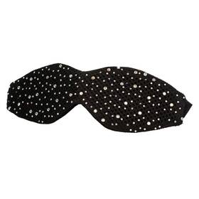 California Exotics Se-3000-15-3 Radiance Sleep Mask Blackout Plush With Rhinestones Black