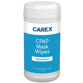 Carex 023601071378 Cpap Mask Wipes - 62 Count Of Unscented For Masks