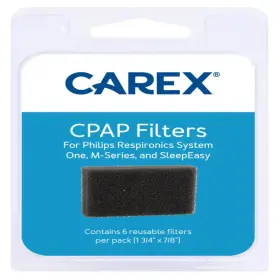 C12200 Carex 7 Pack Of Cpap Filters For Philips Respironics System One 60 Series And Sleepeasy