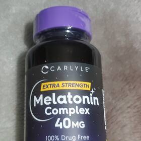 Carlyle X0037a5wwp Melatonin Complex 40mg Fast Dissolve Tablets 150 Count Non-gmo