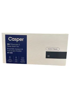 Casper 192472025312 2x Sleep Masks 100% Mulberry Silk Indigo Navy Blue Only