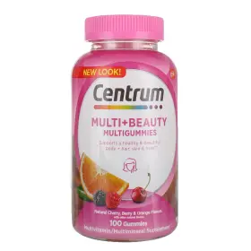 305731286335-6a Centrum 6 Pack Multi Beauty Gummies Natural Cherry Berry And Orange 100 Ct