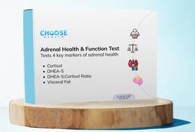 Choose Health 860009829817 4-in-1 Cortisol And Dhea-s Test Sleep Stress 4 Piece Set Red
