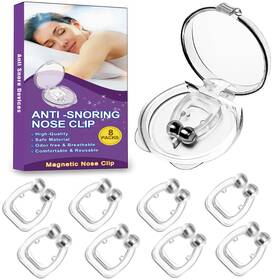 Chukkima 8p-cle Anti Snoring Devices 8 Pack Adjustable Silicone Solution Sno