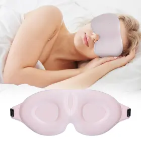 Hi61qzsm Ciatbyyj 679705 Fully Block Out Light Eye Sleep Mask For Christmas 1 Count Pack Of Pink