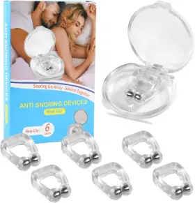 Cinwauvo 313095174199 6 Set Aparatos Para No Roncar Dispositivos Anti Ronquidos Comodo Reutilizables
