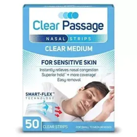 Clear Passage 017276234190 Nasal Strips Large 50 Count - Improve Sleep Reduce Snoring And Congestion