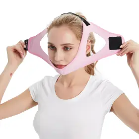 Cleviss Brace 779288007567 Anti Snoring Chin Strap For Cpap Users Pink