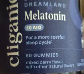 Cl-sup-003-60 Cliganic Melatonin 10mg 60 Gummies Mixed Berry Vegan Gluten-free Sleep Aid