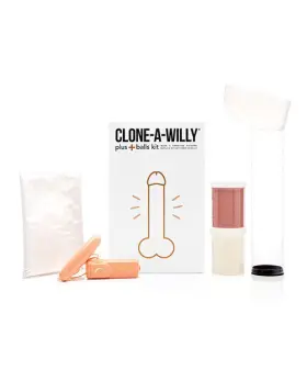 Clone-a-willy 763290983940 Plus Balls Kit - Medium Skin Tone